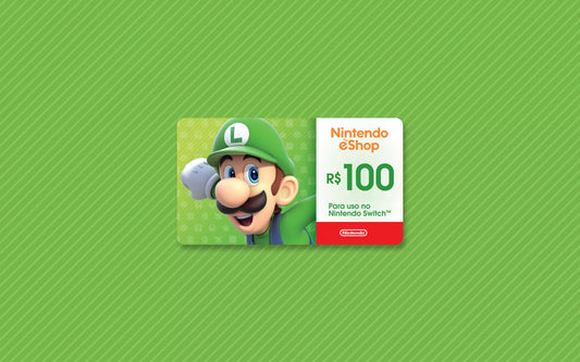 R$100 Nintendo eShop - Cartão Presente