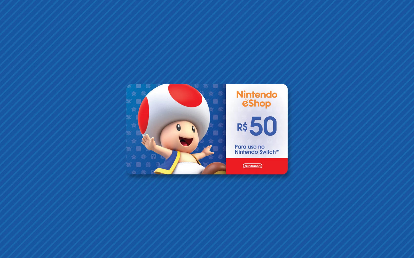 R$50 Nintendo eShop - Cartão Presente