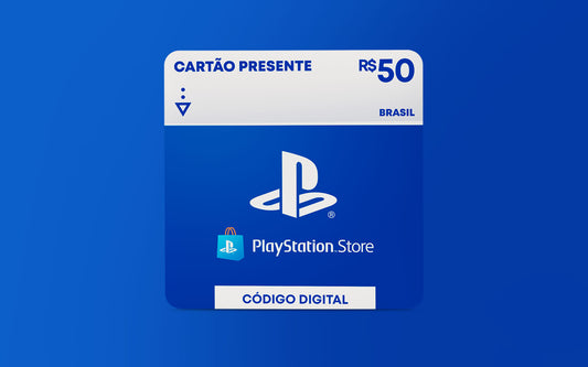 R$50 PlayStation Store - Cartão Presente Digital [Exclusivo Brasil]