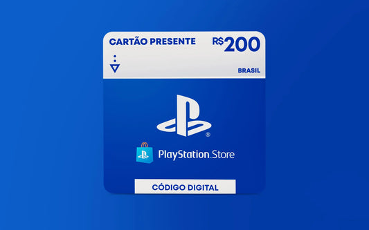 R$200 PlayStation Store - Cartão Presente Digital [Exclusivo Brasil]