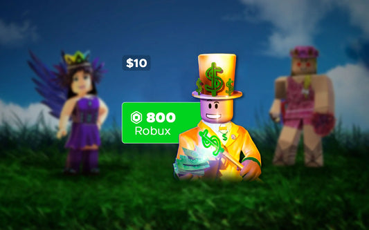 R$ 50,00 - Roblox 800 Robux